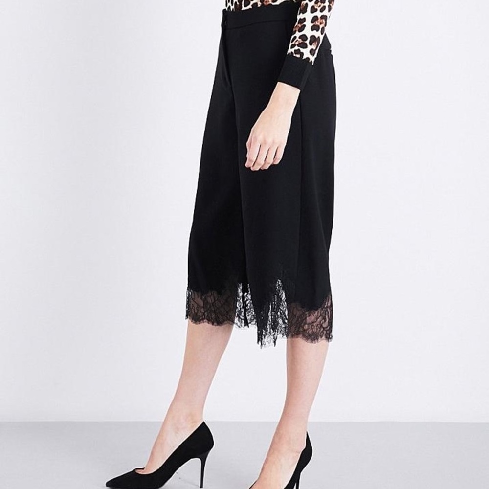 NWOT MICHAEL Michael Kors Lace Trim Culottes